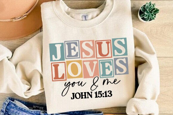 Boho Christian SVG Jesus PNG for T-Shirt Designs