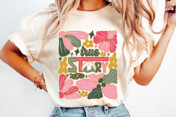 Boho Floral Jesus Christmas PNG