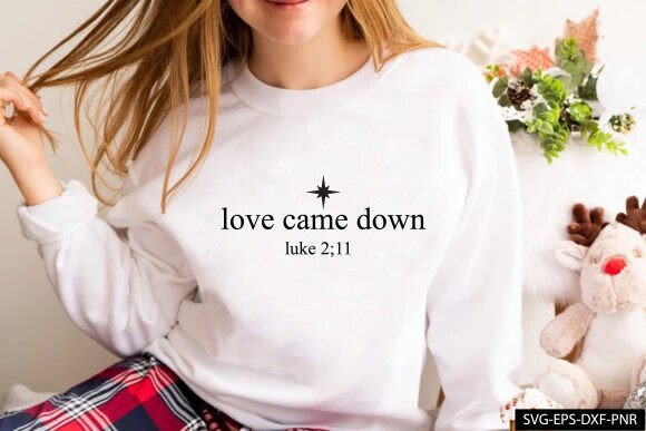 Christmas Christian SVG PNG for T-Shirt Designs