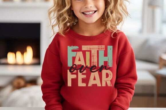 Faith over Fear SVG, Christian SVG PNG