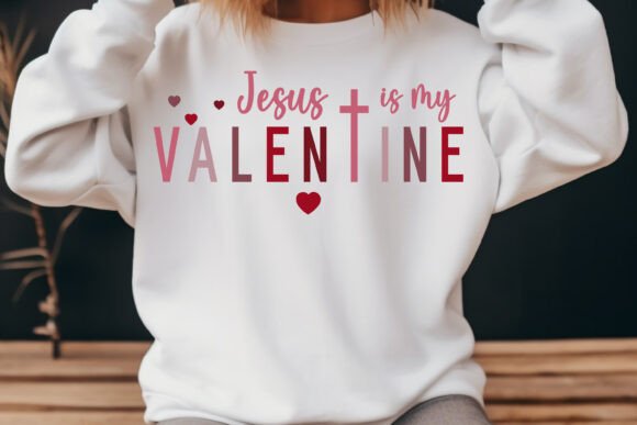 Jesus is My Valentine Retro Svg Png