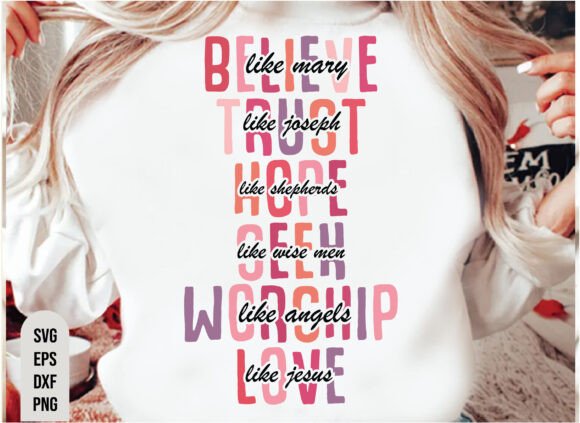 Retro Christian Valentine PNG, Christmas T-Shirt Designs